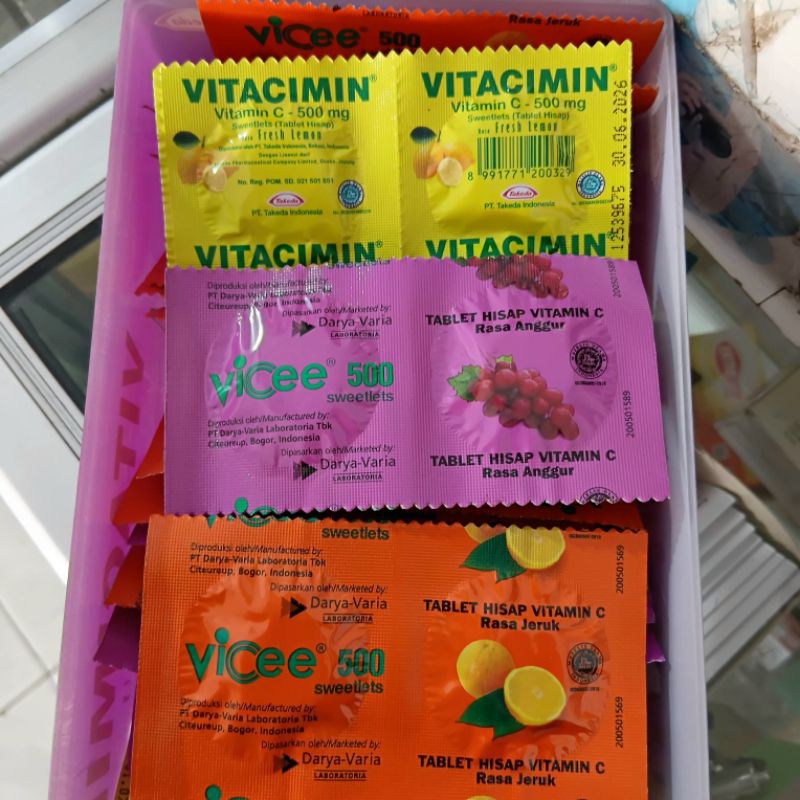 Vicee Vitamin C 500mg | XONCE  | Vitacimin | Vitamin C 500 - Vitamin C Tablet Hisab