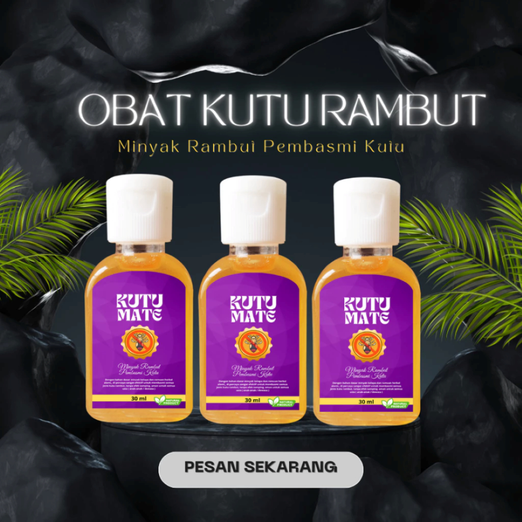 BB Minyak Pembasmi Kutu Rambut 30ml Oil Kutu Mate
