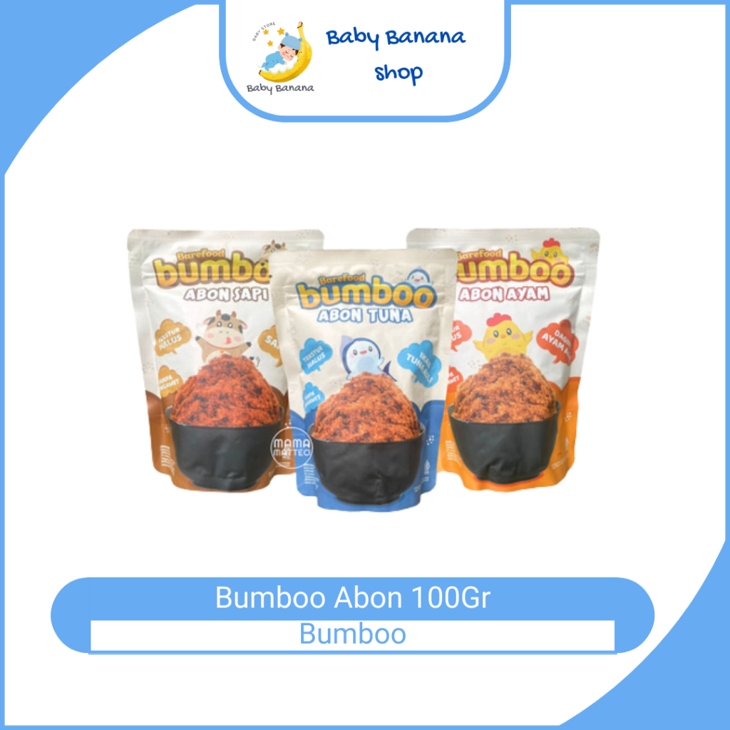 

BAREFOOD BUMBOO ABON SAPI / ABON AYAM / ABON TUNA ANAK MPASI NO MSG