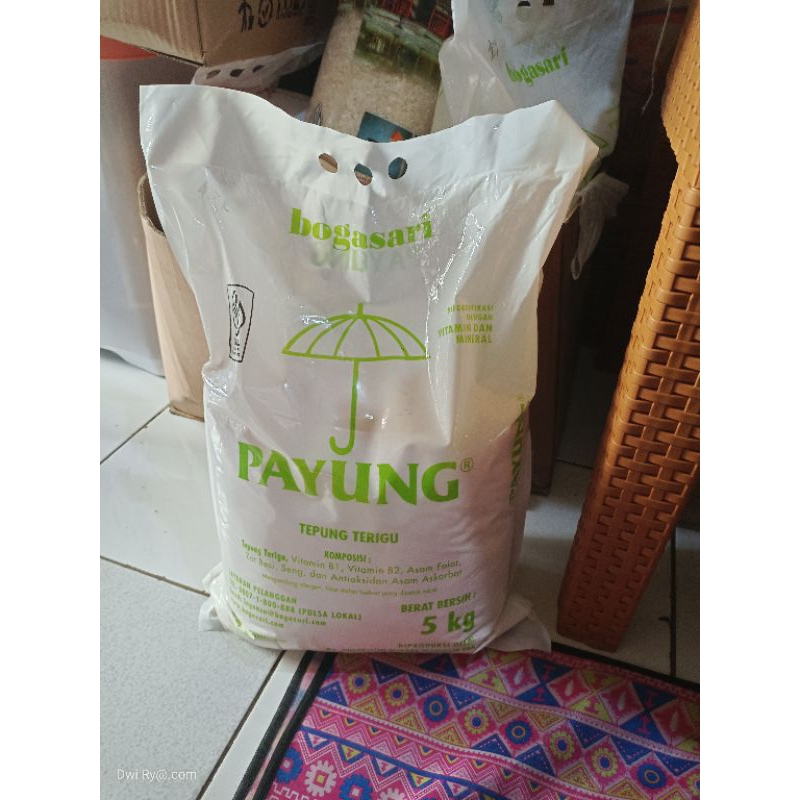 

Tepung terigu cap payung kemasan 5kg