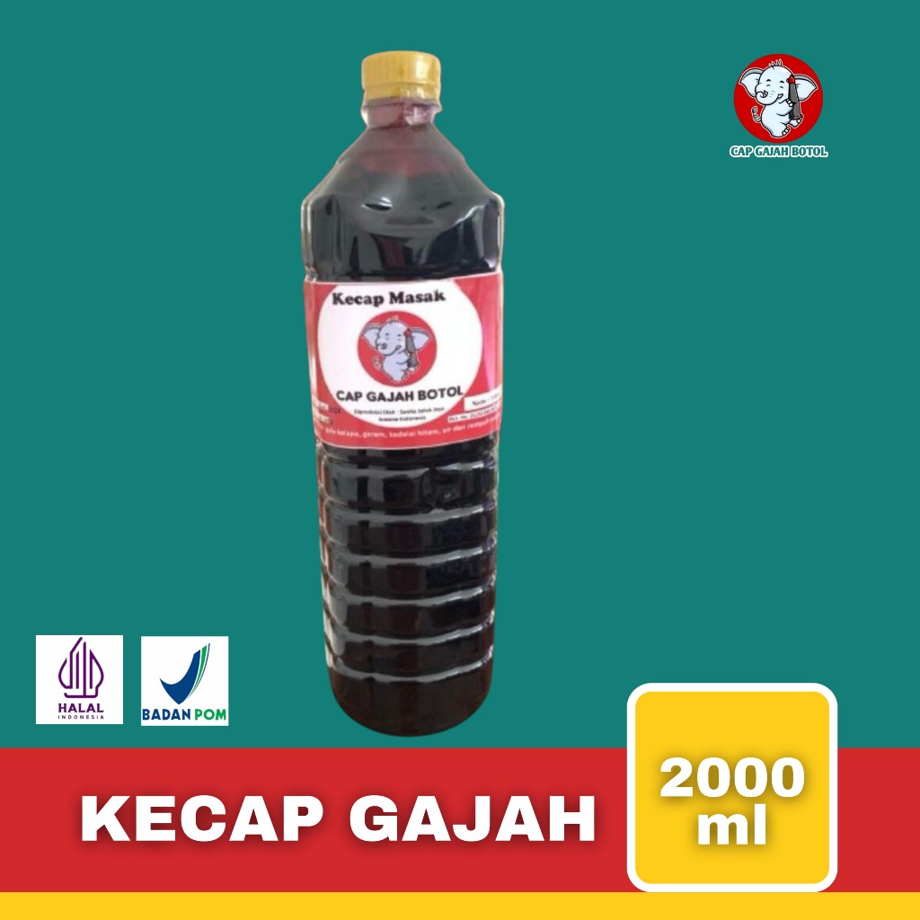 

Kecap Gajah Botol 2000ML