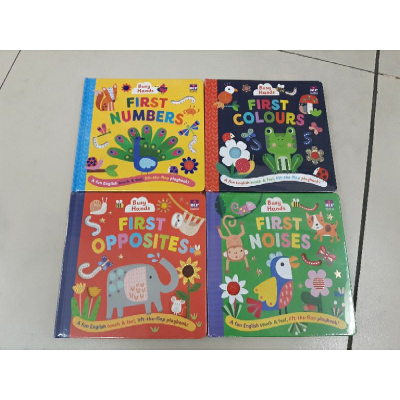 Buku Anak Seri BUSY HANDS: A Fun English Touch & Feel, Lift The Flap Playbook