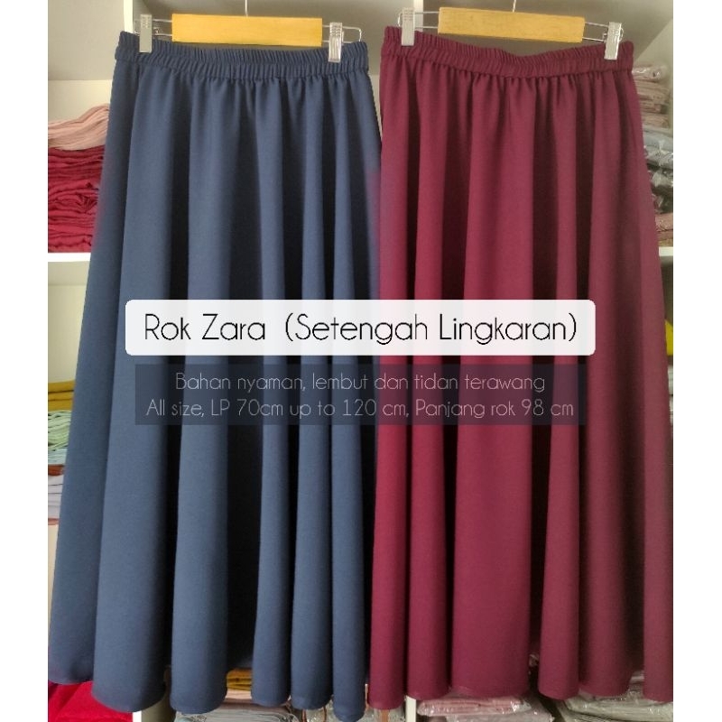 Rok Zara / Rok Setengah Lingkaran All Size
