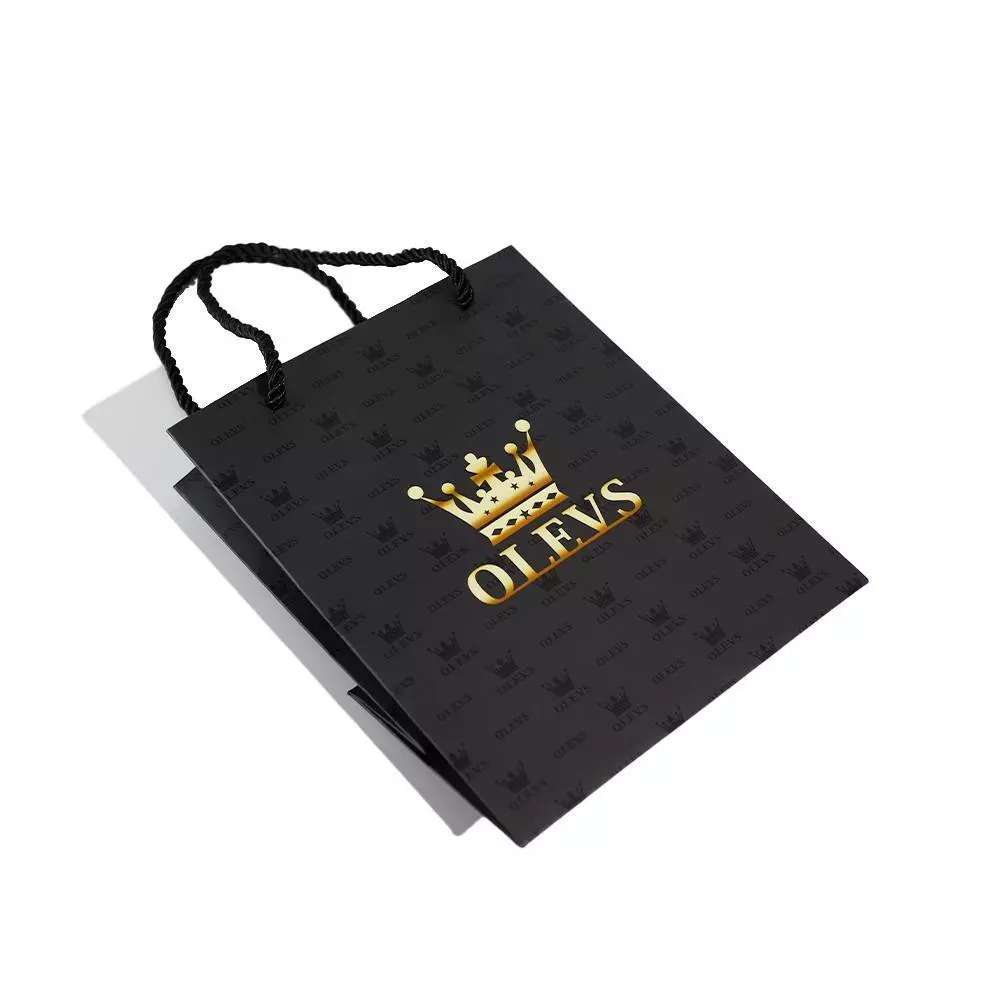 

JKL - OLEVS Tas Tangan Mewah Hitam Tinggi