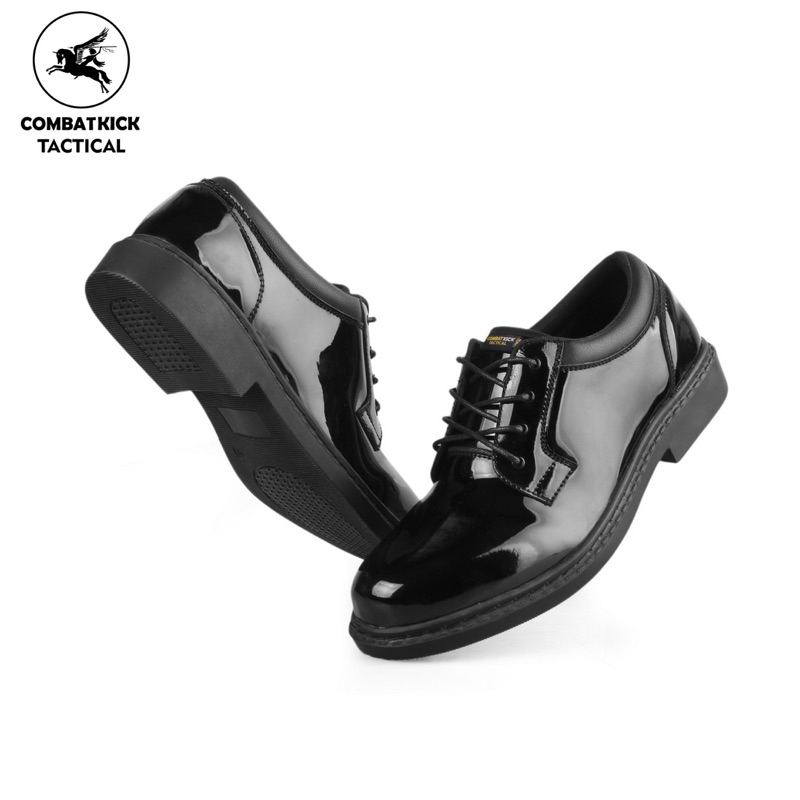 diskon sepatu pdh tni-polri pria hermes dash combatkicks