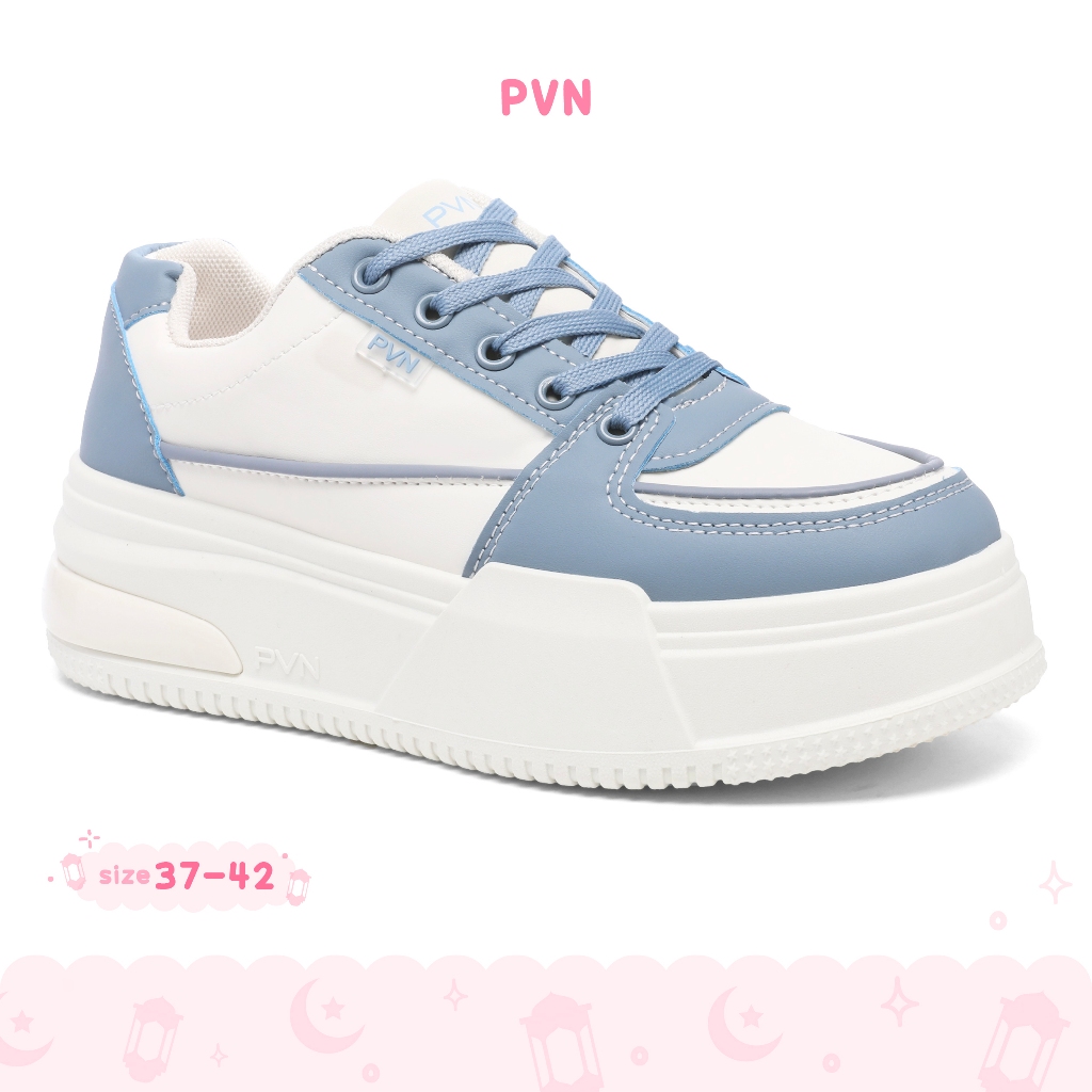 PVN Jaemin Sepatu Sneakers Wanita Sport Shoes Blue 311