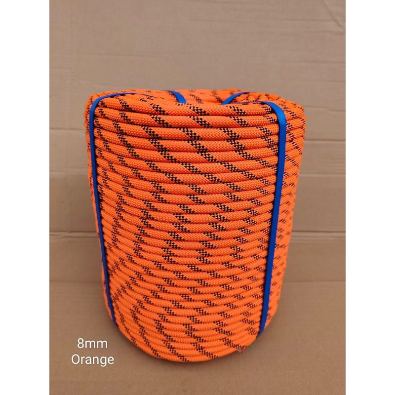 Tali Karmantel 8mm Statis Rescue Tali Karmantel Panjat Tebing/Gondola