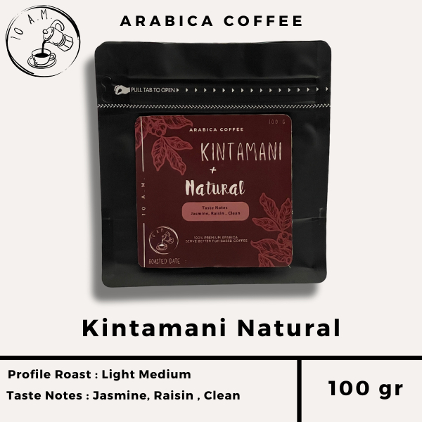 

10AM ROASTERY - Kopi Arabika Kintamani Natural Biji / Bubuk(100 gr)