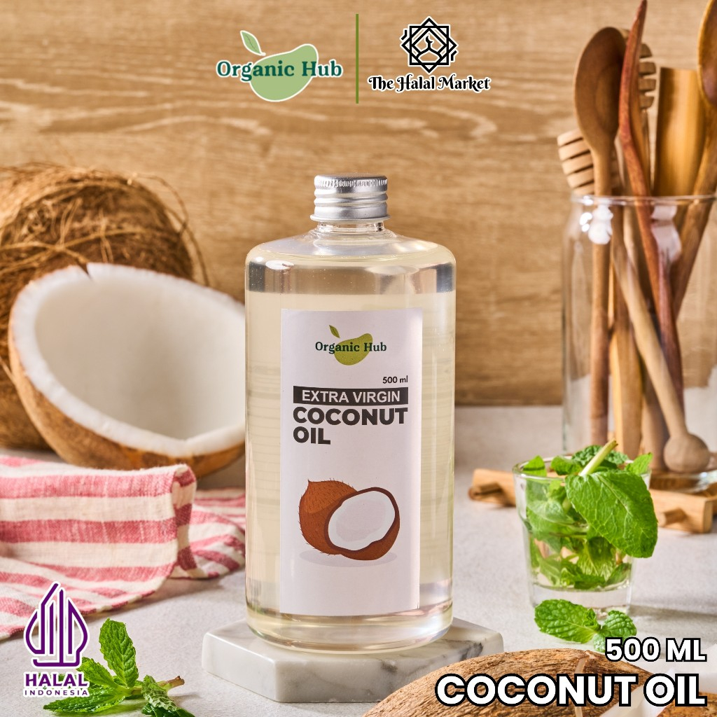 

Organic Hub Minyak Kelapa Murni Extra VCO Virgin Coconut Oil Premium Quality 500 ml