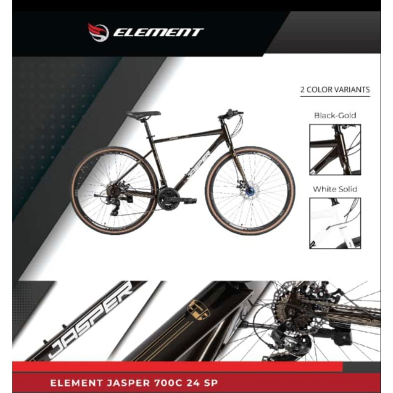 SEPEDA BALAP ROADBIKE DEWASA ELEMENT JASPER 700c 24 SPEED SHIMANO
