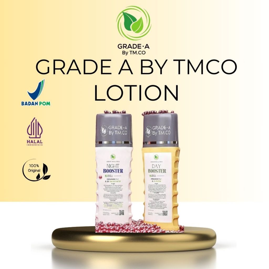 GRADE A BY TMCO - Paket Lotion Injeksi Boster Pagi Dan Malam 100ml