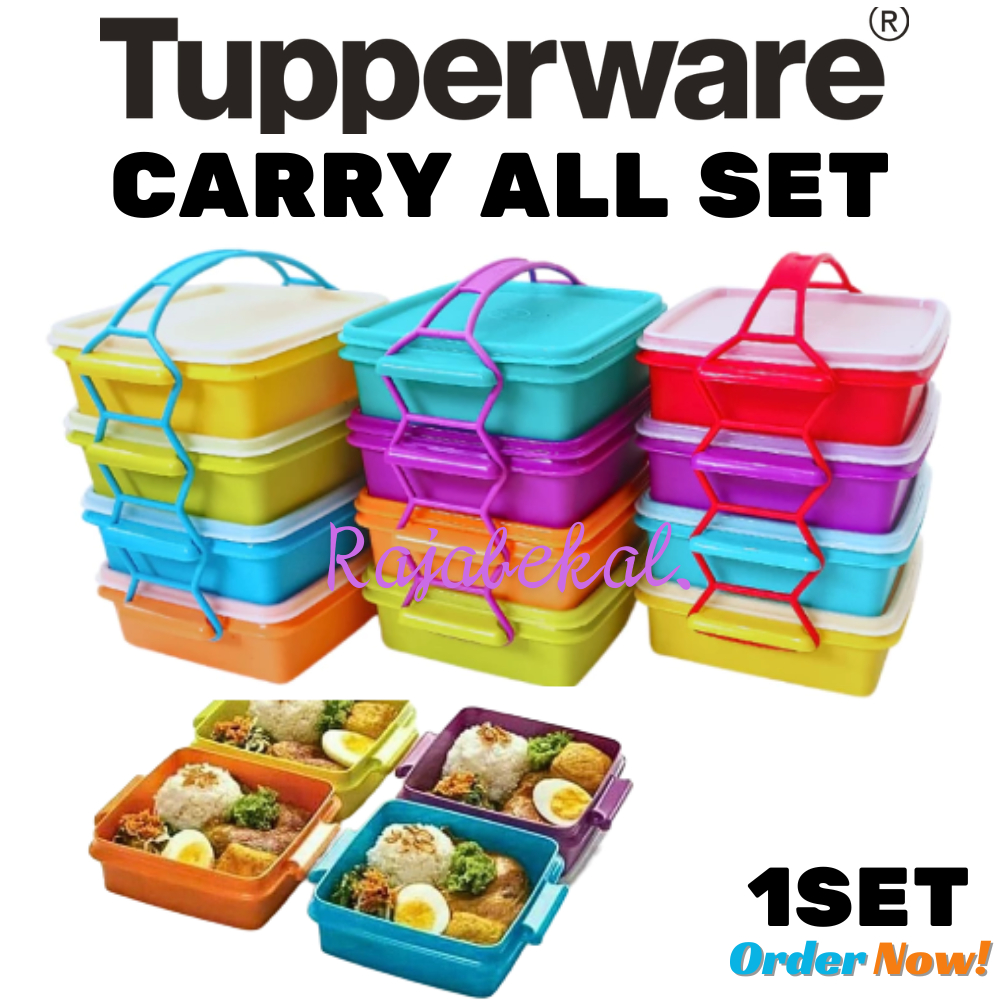 PROMO Tupperware Carry All set rantang 4susun