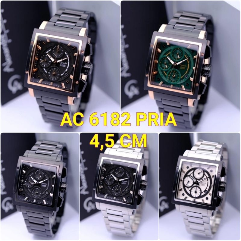 JAM TANGAN PRIA ALEXANDER CRISTIE ORIGINAL AC6182 GARANSI RESMI/ALEXANDRE CHRISTIE COWOK AC 6182
