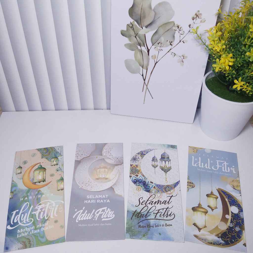 

[BISA ECER PER PCS MOTIF CAMPUR] AMPLOP ANGPAU LEBARAN 2025 MOTIF BULAN SABIT AESTHETIC