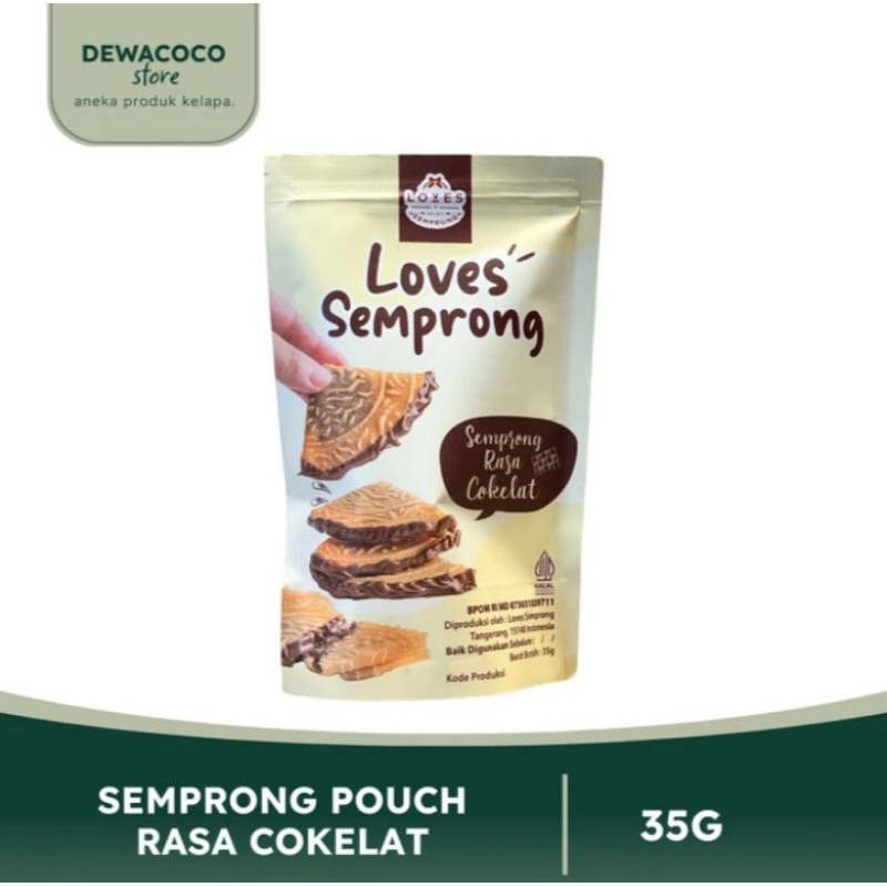 

Semprong Pouch Cokelat Varian Rasa 35 gram
