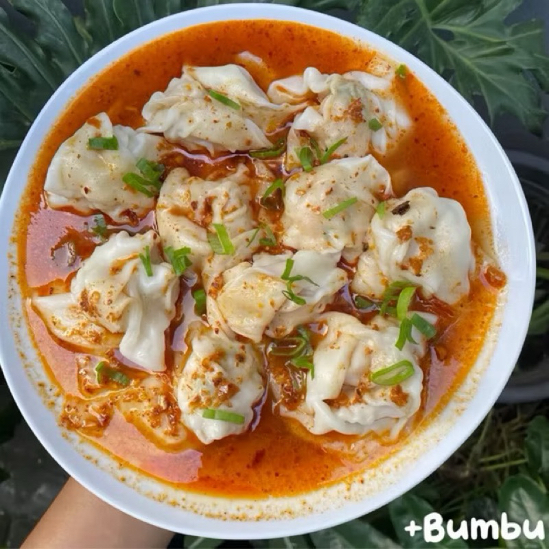 

Pangsit Ayam Isi 10 Isi 5 Chili Oil