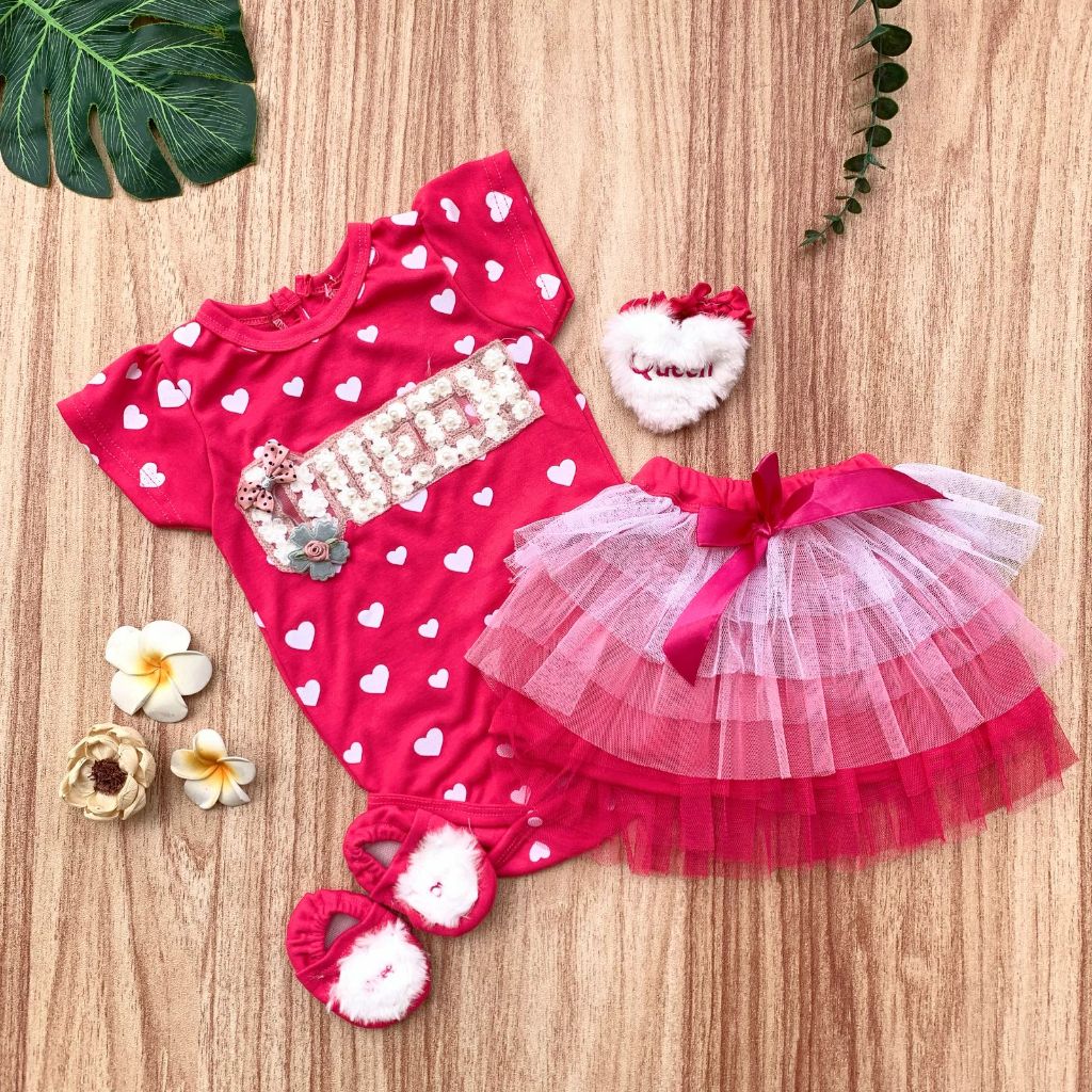 THEOBABY JUMPER BAYI NEWBORN BAJU BAYI 0-8 BULAN PEREMPUAN BAJU JUMPER BABYGIRL CANTIK 1SET -FLO