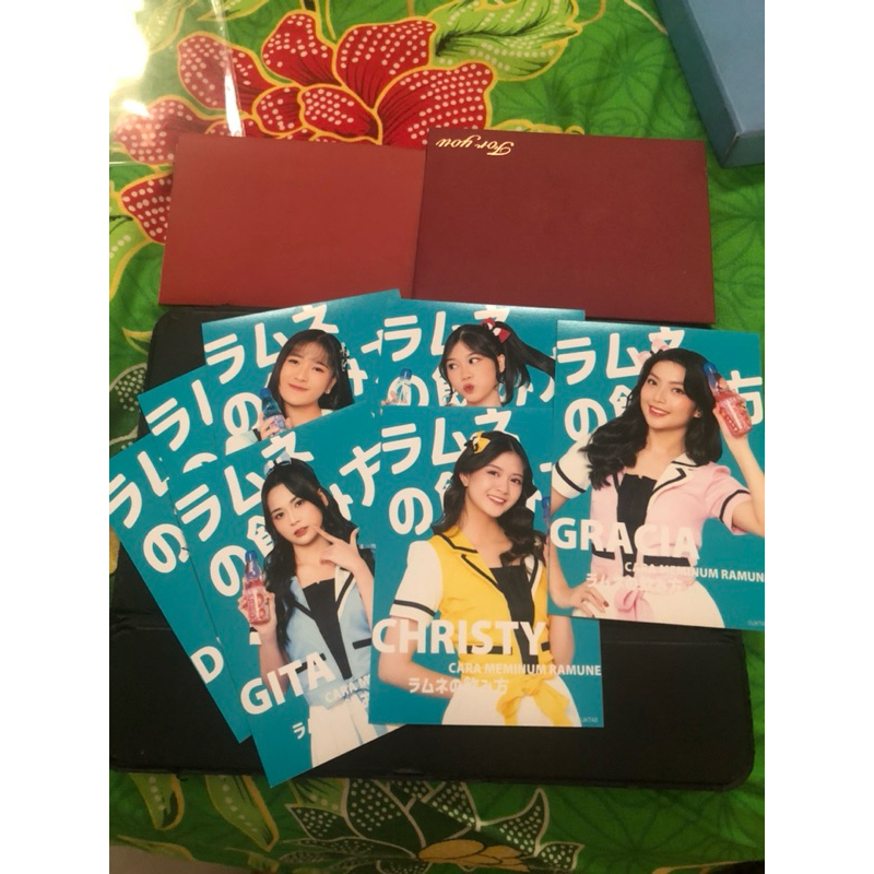 bundle isi 7 photopack jkt48 cara meminum ramune [official]