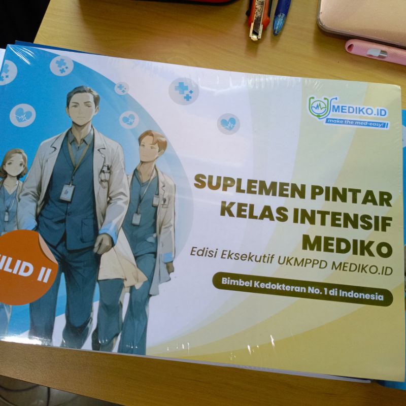 Modul UKMPPD Kedokteran M3DIKO 2025 (TERBARU) FULL COLOR 1 PAKET