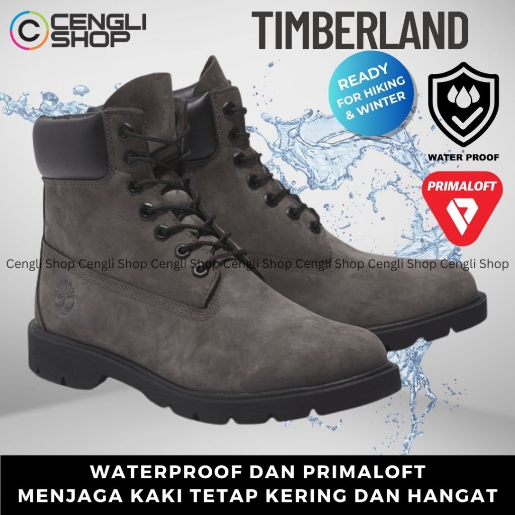 SEPATU BOOT PRIA TIMBERLAND ORIGINAL CASUAL KULIT ASLI TM43