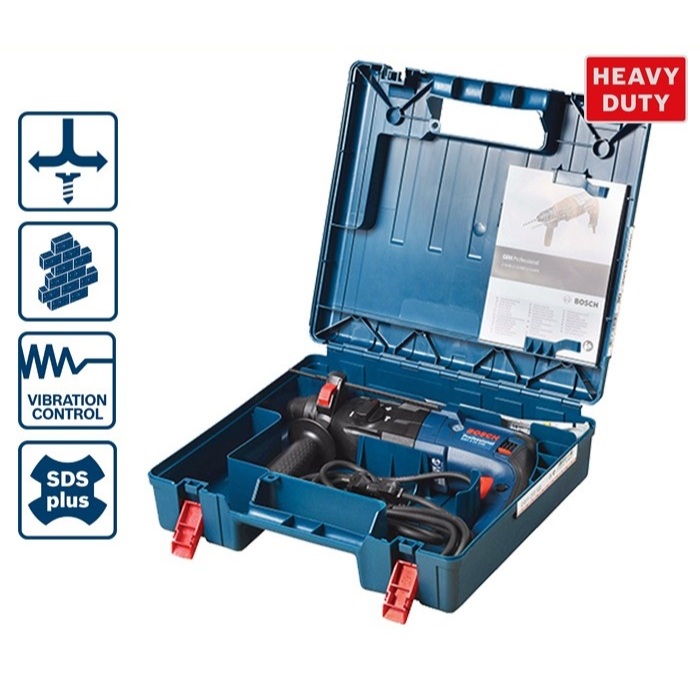 Mesin Bobok Tembok / Bosch GBH 2-24 DRE Combo Set 6 Mata Bobok