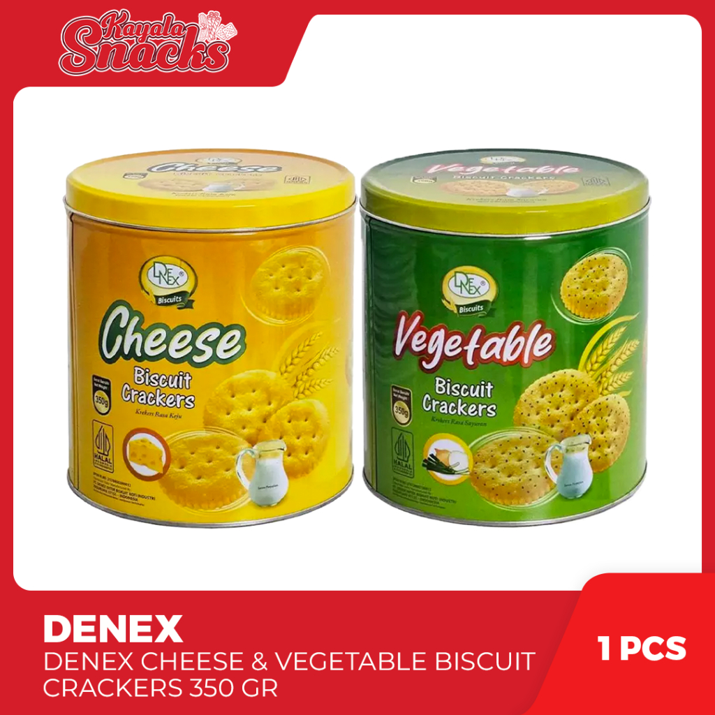 

DENEX Cheese & Vegetable Biscuit Crackers 350gr - 1 Pcs