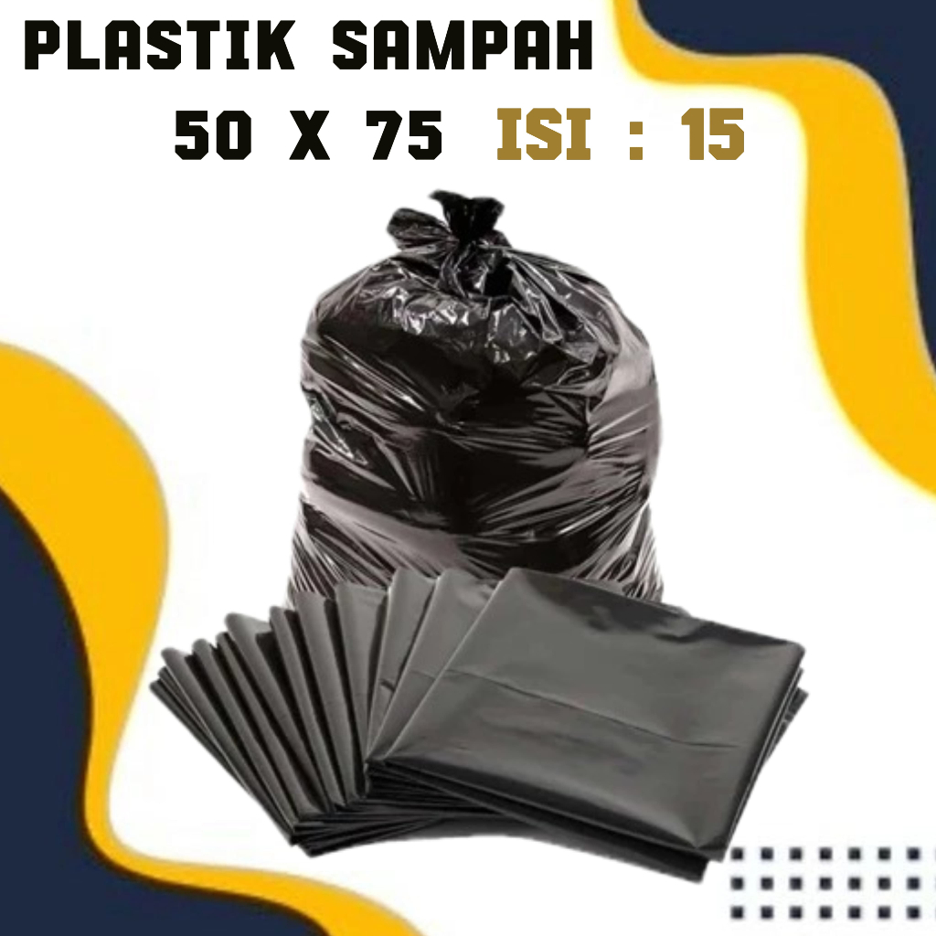 PLASTIK SAMPAH 50X75 | KANTONG PLASTIK SAMPAH BESAR 50X75