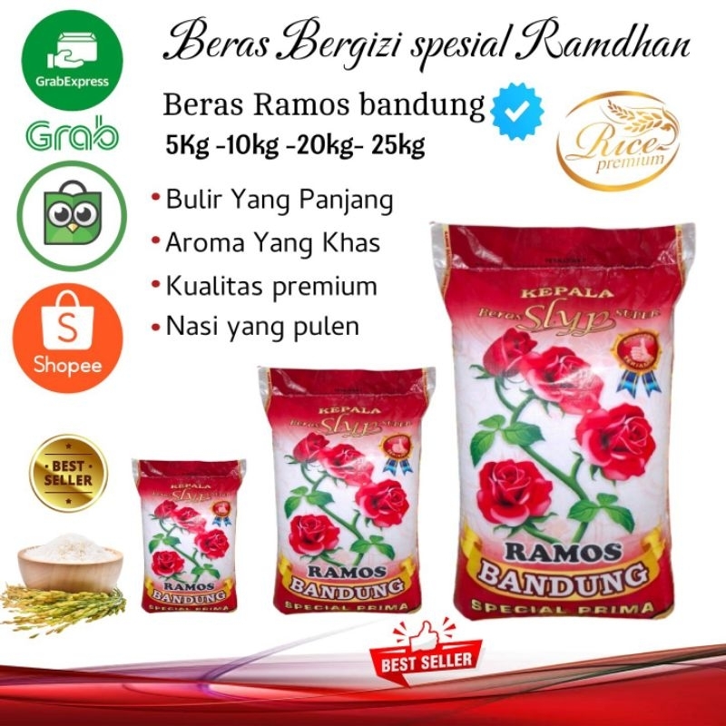 

BERAS RAMOS BANDUNG PREMIUM 5kg 10kg 20 kg