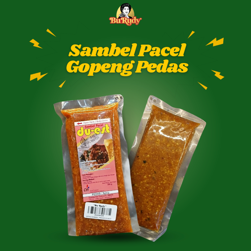 

Sambal Pecel Du-est Asli Kediri 200g