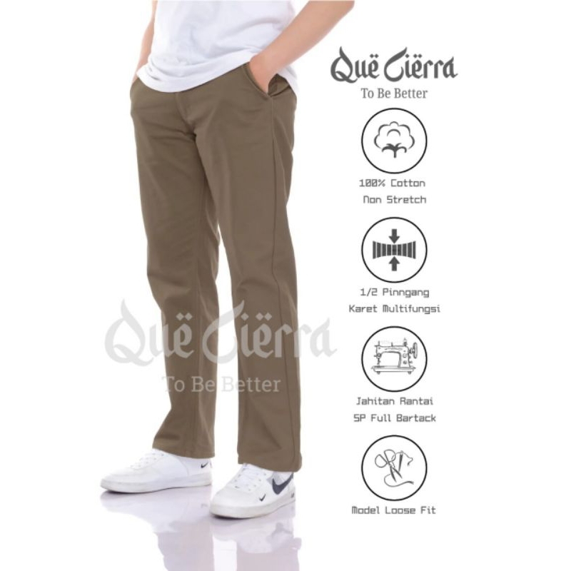 Celana Gombrang Pria Celana Hitam Panjang Pria Dewasa Bahan Katun Twill