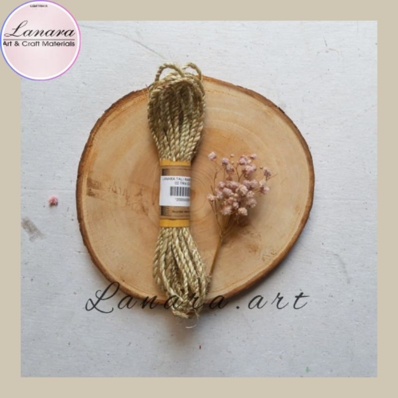

Tali Rami Natural 02mm Panjang 5M-25M Tali Pengikat Packing (TRN 02)