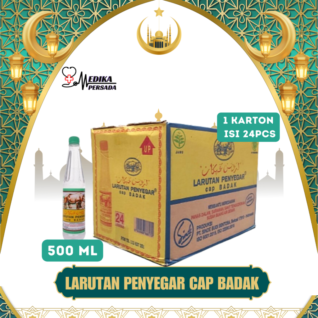 

Larutan Penyegar Cap BADAK Original Botol Pet - 500 ml
