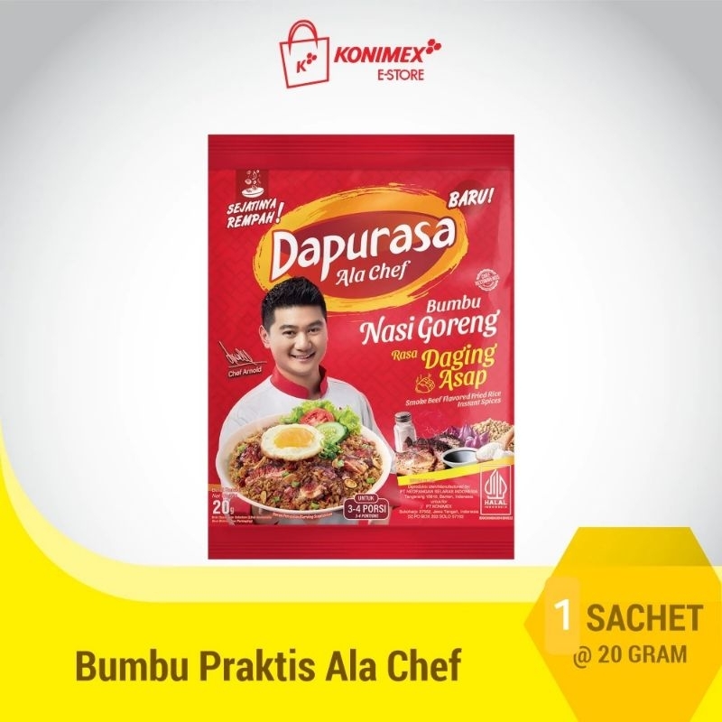 

Dapurasa ala Chef Bumbu Nasi Goreng Rasa Daging Asap