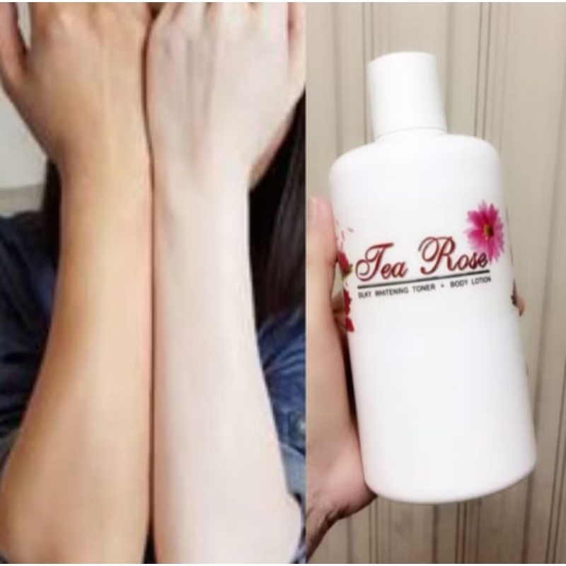 Tea Rose Whitening Toner & Body Lotion