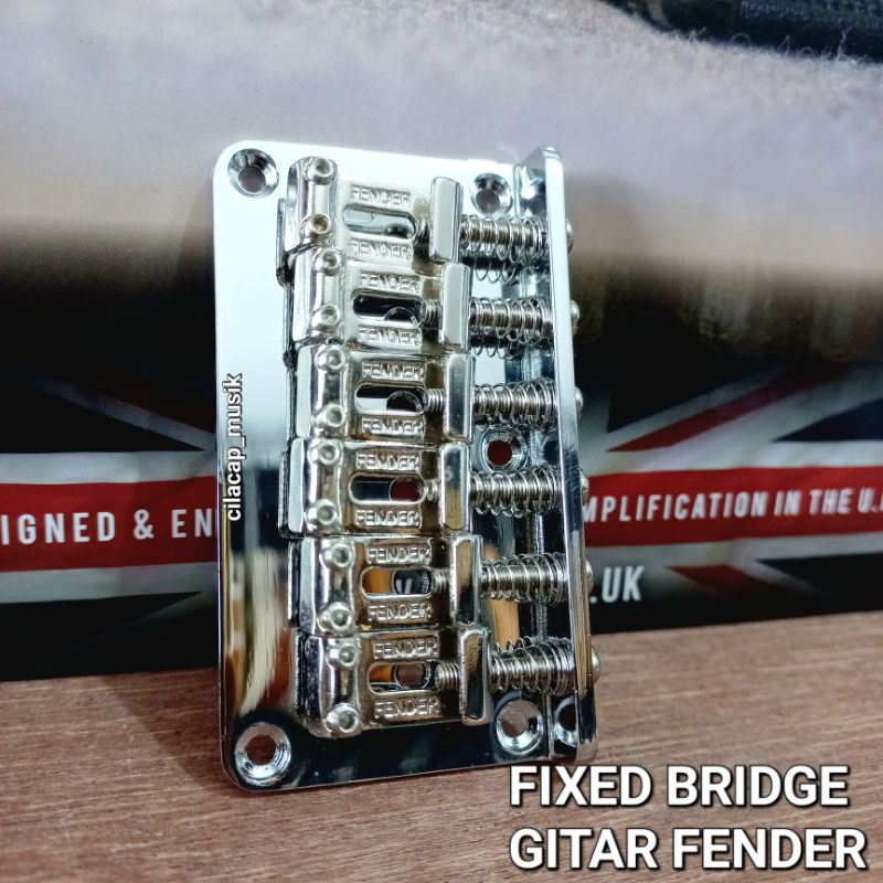 BRIDGE GITAR FENDER STRATOCASTER TREMOLO FIXED BRIDGE GITAR FENDER