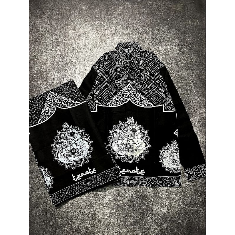 SATU PAKET KEMEJA + SARUNG BATIK PSHT TERATE//KEMEJA BATIK PSHT//SARUNG BATIK TERATE//KEMEJA PRIA