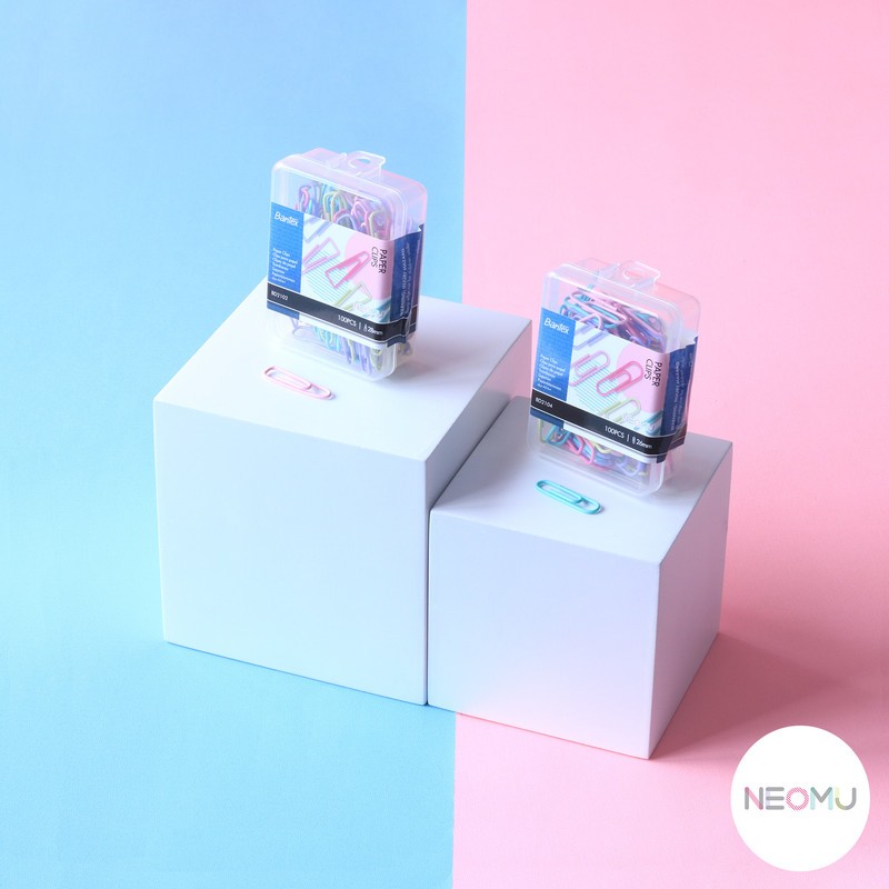 

[Terminal Stationery 01] Bantex Paper Clip / Klip Penjepit Kertas Warna Warni BD210X