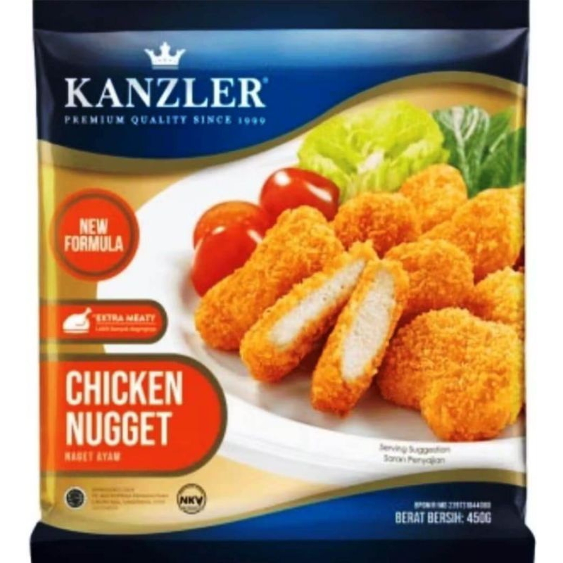 

RB Kanzler Chicken Nugget 450 Gram Original / KANZLER NAGET Ayam