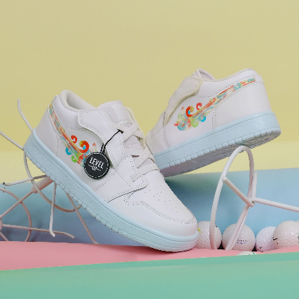 (Pre-School) Air Jordan 1 Low White Blue 100% Original