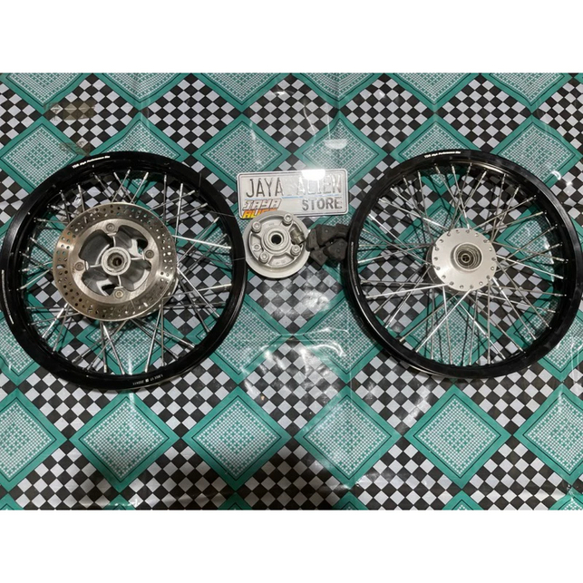 Paket Velg TDR Set Ukuran 160/185 Double Disk Honda CBR 150 New/New CB150 Facelift/Megapro Monoshock