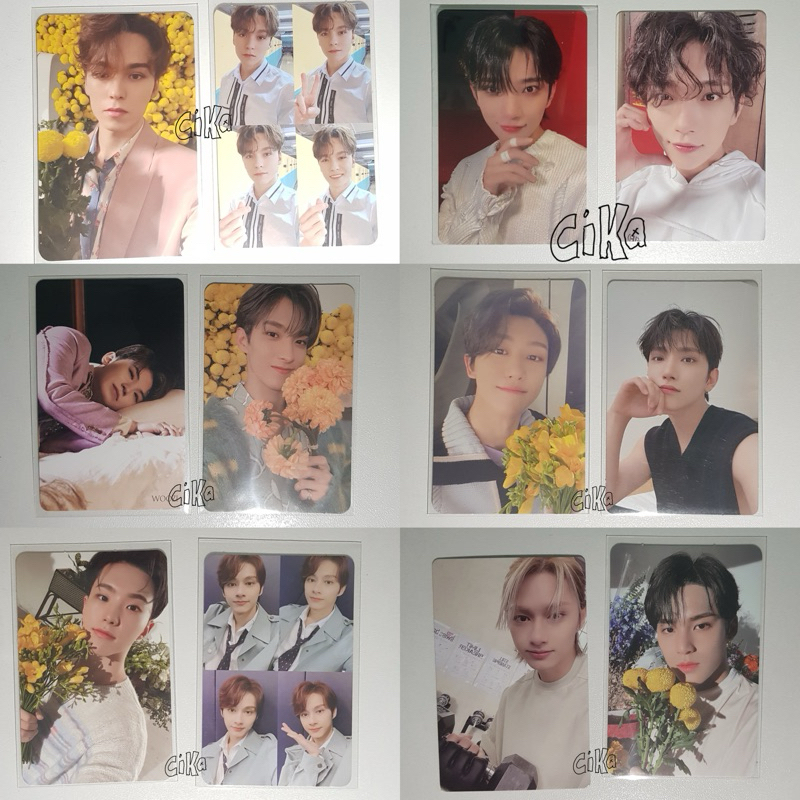 PHOTOCARD PC SEVENTEEN SVT VERNON JOSHUA DOKYEOM DK WOOZI HAO THE8 HOSHI JUN MINGYU YOUR CHOICE ONE 