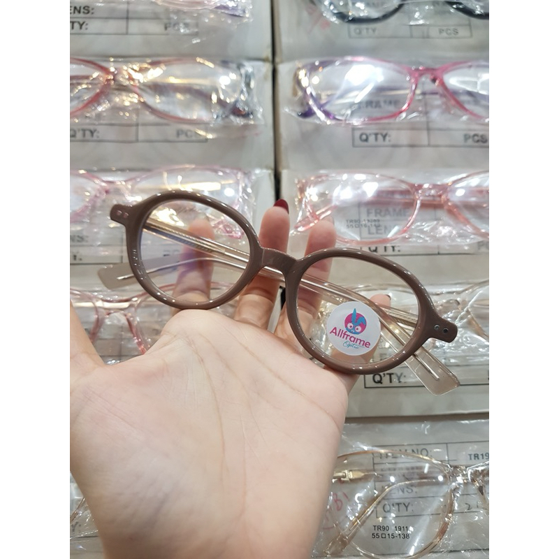 KACAMATA KECIL BULAT ANTI RADIASI WANITA KODE 11324