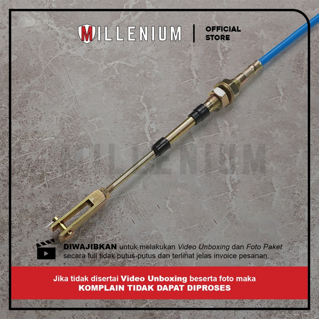 RB Kabel PTO Mobil Truk Dump Truck Control Cable Sling Angkat Bak Biru 2M 2.5M 3M 3.5M 4M 4.5M 5M