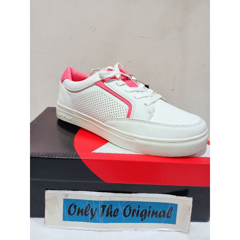 Sepatu Sneakers Wanita Airwalk Regina White Pink