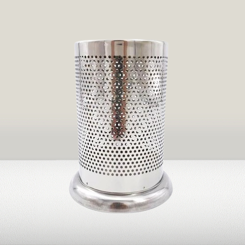 Tempat sendok stainless steel Lubang