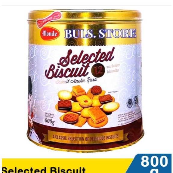 

monde selected biscuit 800g