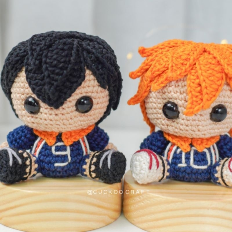 Hinata Shoyo - Tobio Kageyama / Haikyuu  / Anime - Amigurumi / Boneka Rajut