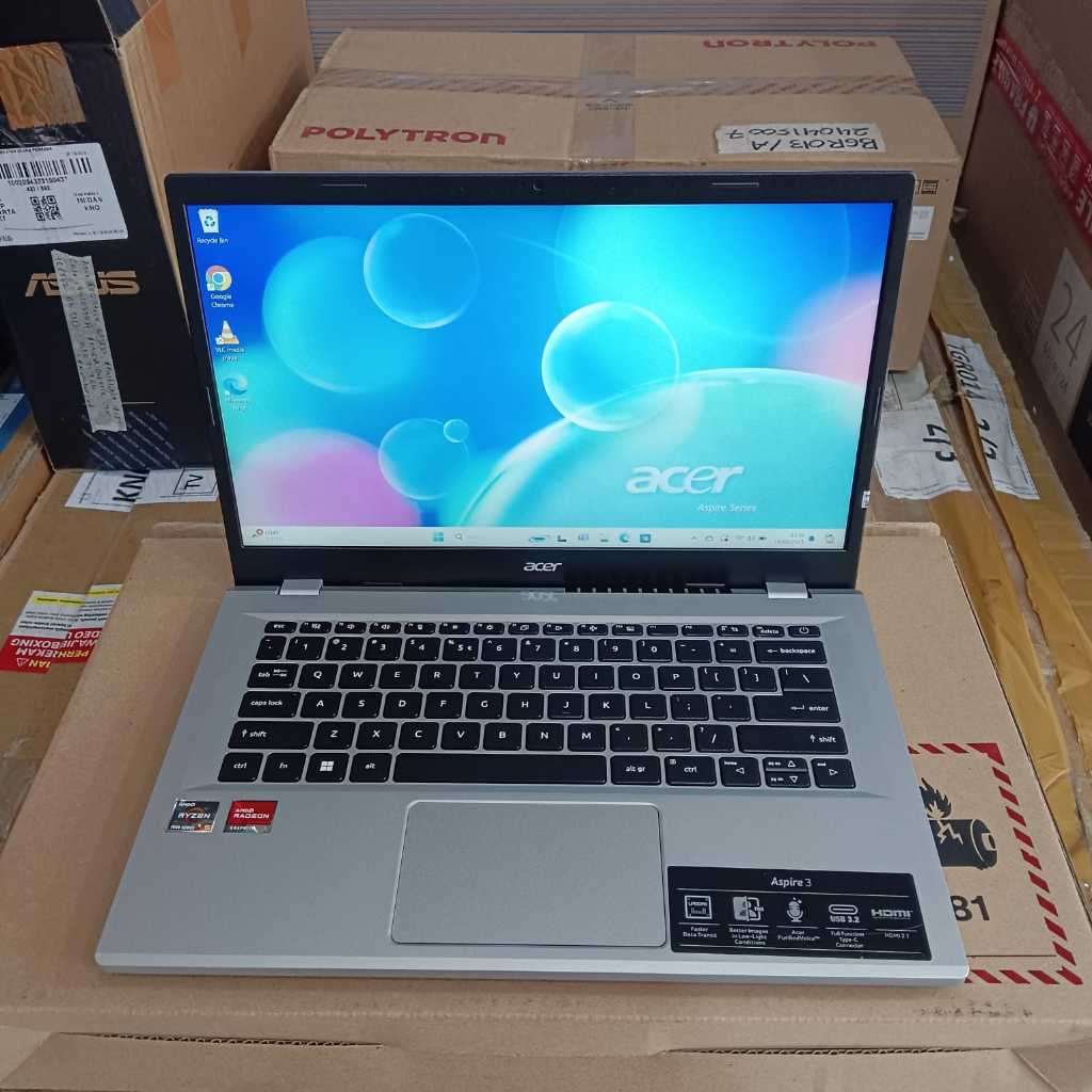 Acer Aspire A314-23M, AMD Ryzen 5 7520U, Ram 8/512GB SSD, #Ips, Silver