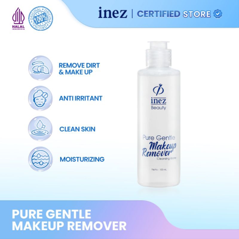 Inez Surabaya - Pure Gentle Makeup Remover |  Pembersih Wajah Inez