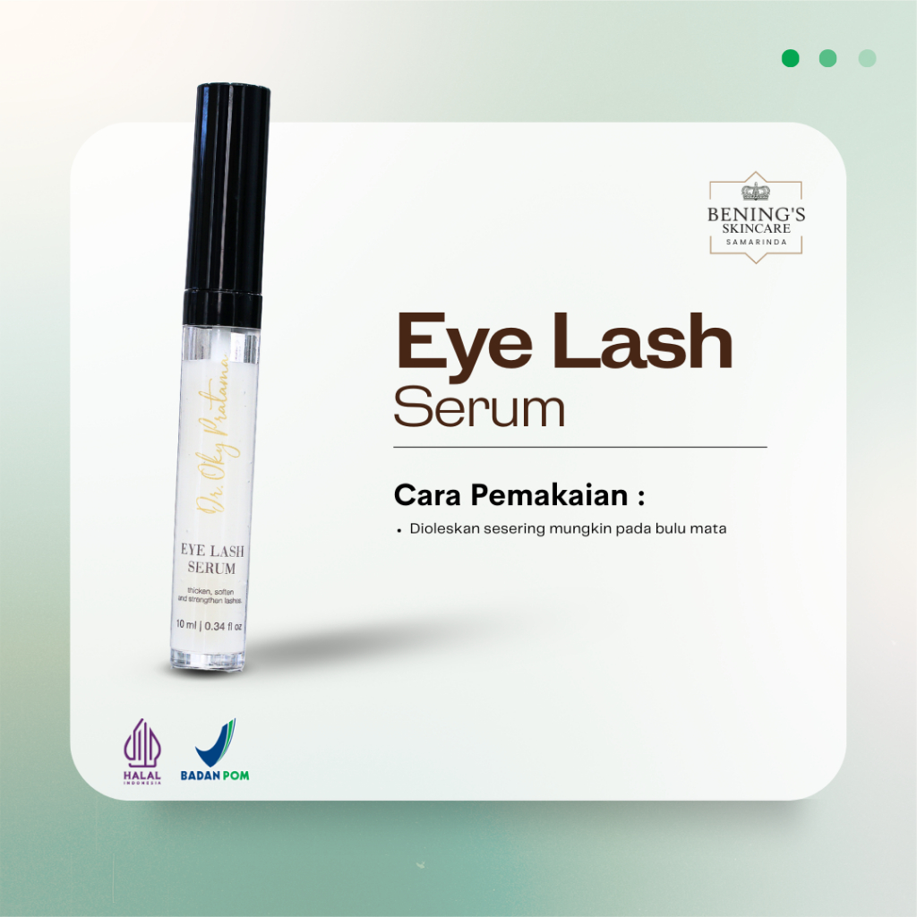 Bening Skincare Serum Bulu Mata Castrol Oil Eyelash Serum Vitamin Mata Serum Penumbuh Bulu Mata dan 